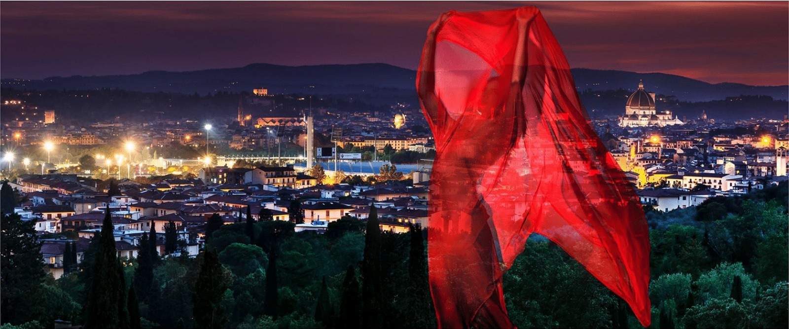David Drebin, Fantasy in Florence, 2019
40 x 96 and 30 x 72 inches