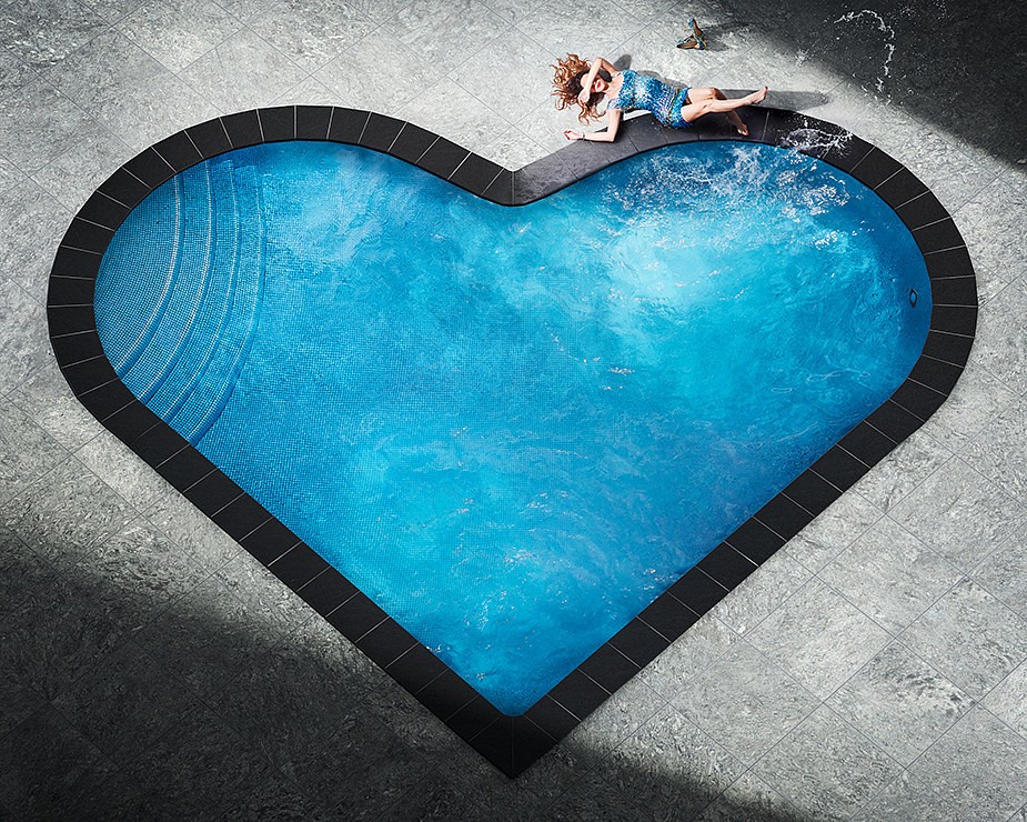 David Drebin, Splashing Heart, 2019
Digital C Print, 60 x 80 inches