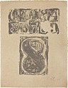 Jasper Johns, 0-9: Plate 8
1963, Original Working Proof Lithograph in Gray, on Angoumaois Paper