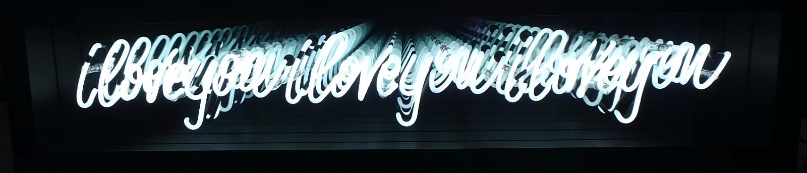 David Drebin, I Love You Infinity, 2020
Neon and LED Light Installation, 57 x 13 x 8 inches