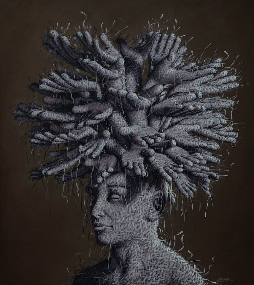 Alexi Torres, Beggar Mind, 2021
Oil on Canvas, 60 x 54 in.