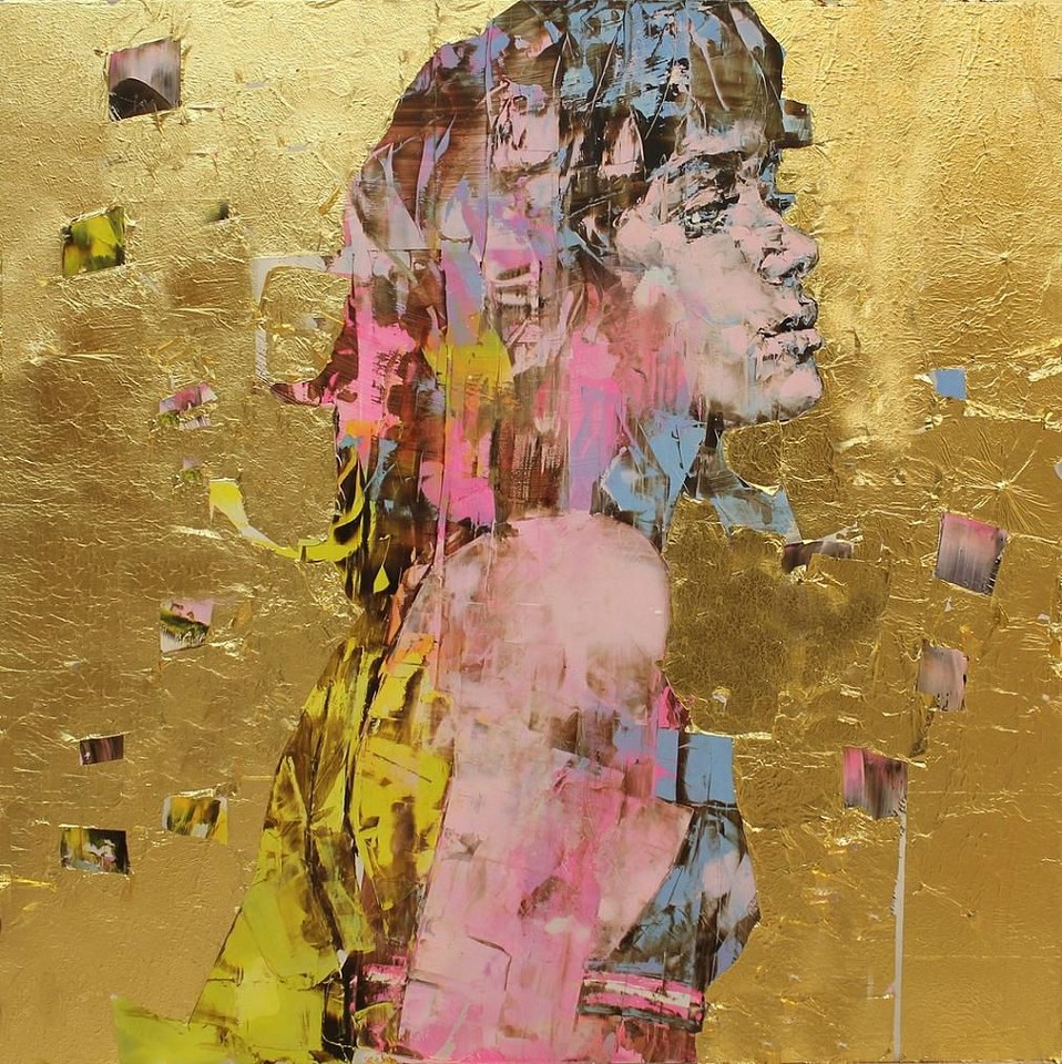 Marco Grassi, Di-Gold Experience 192, 2020
Oil on Aluminum Dibond, Gold Leaf, and Resin, 39 x 39 in.