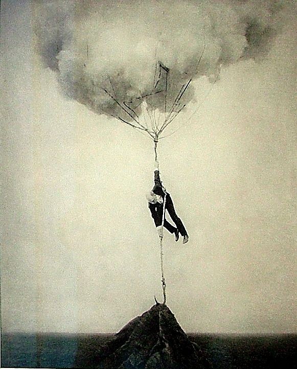 Robert & Shana ParkeHarrison, Tethered Sky, 2005
Photogravure on acid free mould made paper, 19 x 21 3/4 in.