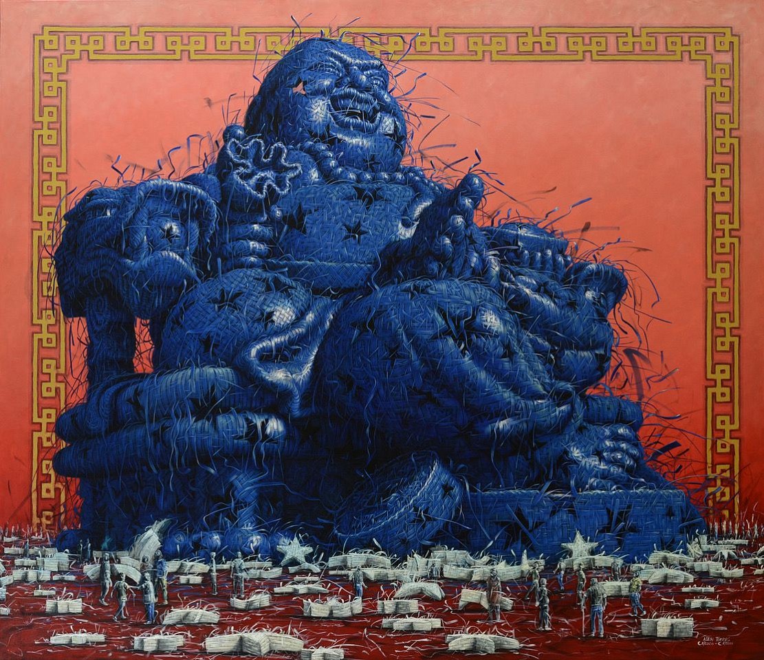 Alexi Torres, Blue Laugh, 2021
Original Oil on Canvas, 72 x 84 in.