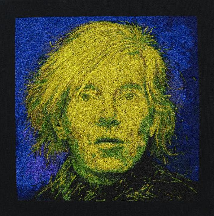 Alexi Torres, Warhol, 2021
Thread on Canvas, 13 x 13 in.