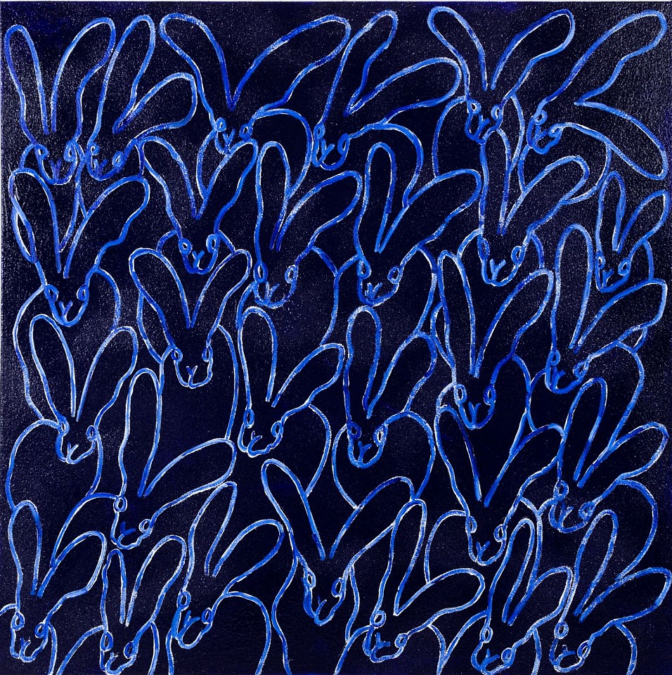 Hunt Slonem, Blue Rhapsody, 2021
Oil and Acrylic with Diamond Dust on Canvas, 60 x 60 in.