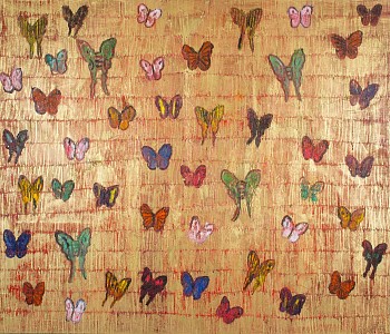 Hunt Slonem - Hunt Slonem Red Migration