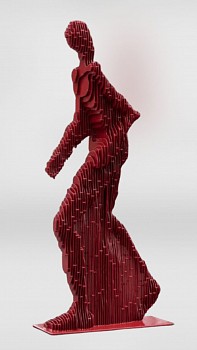 Work: Julian Voss-Andreae Quantum Man (Red)