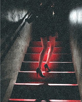 Work: David Drebin Girl On The Red Steps