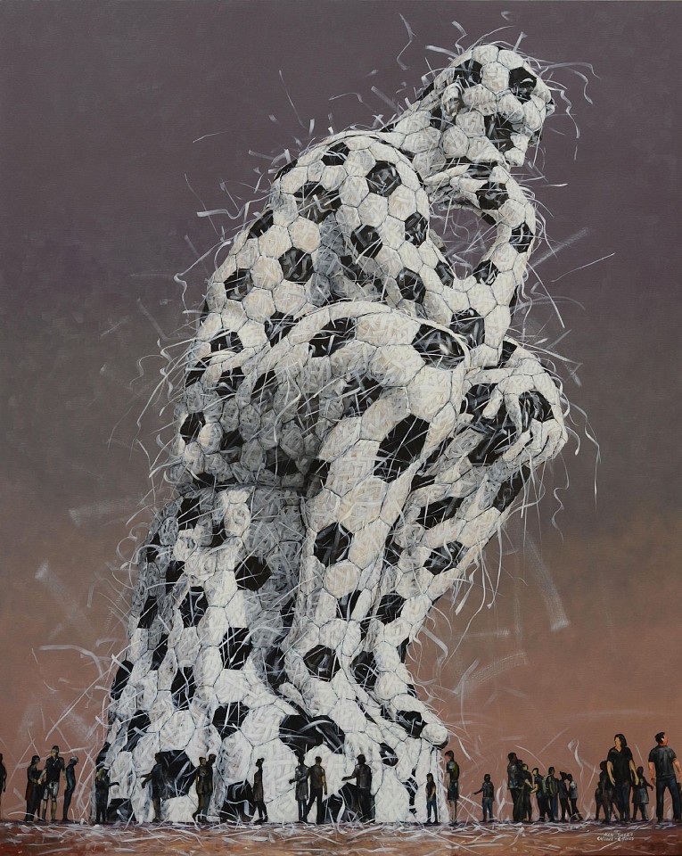 Alexi Torres, Invincible Man, 2023
Original Oil on Canvas, 80 x 64 in.
