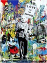 Mr. Brainwash, Einstein
2014, Silkscreen and Mixed Media on Paper