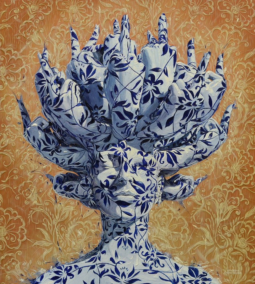 Alexi Torres, Porcelain Mind, 2023
Original Oil on Canvas, 60 x 54 in.