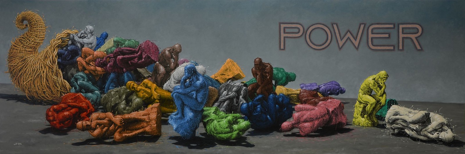 Alexi Torres, POWER, 2023
Original Oil on Canvas, 72 x 216 in.