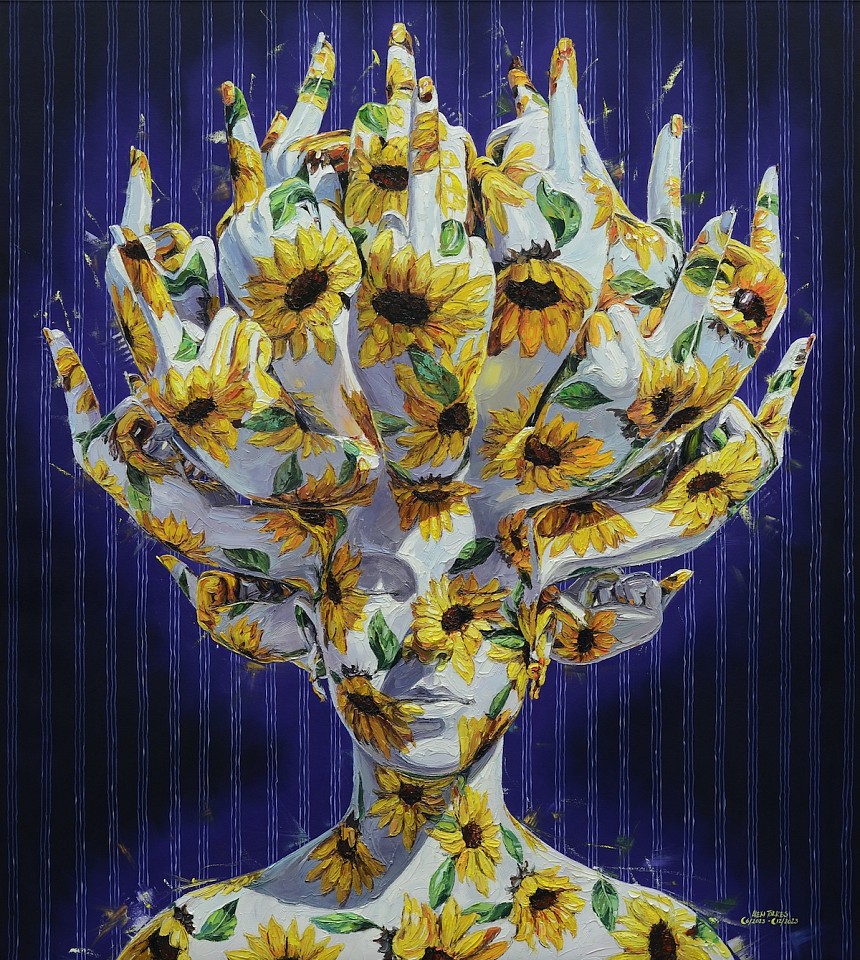 Alexi Torres, Sunflower Life, 2023
Oil on Canvas, 60 x 54 in.