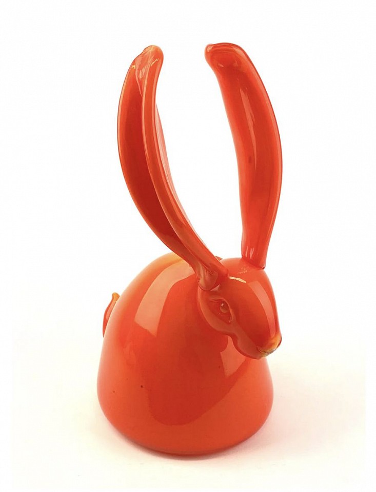 Hunt Slonem, Erol, 2020
Blown Glass Sculpture, 15 1/2 x 7 x 9 in.