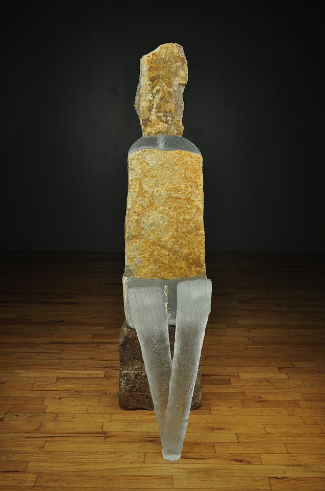 Thomas Scoon, Visionary #5, 2024
Cast Czech Crystal, Granite, 52 x 12 x 20 in.