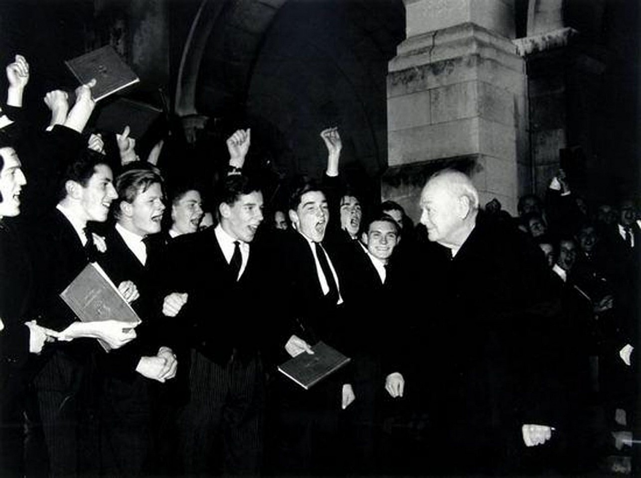 Harry Benson, Sir Winston Churchill at Harrow, 1960
Archival Pigment Print, 20 x 24 in.