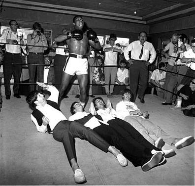 Harry Benson, The Beatles, Cassius Clay, Miami, 1964
Archival Pigment Print, 24 x 30 in.