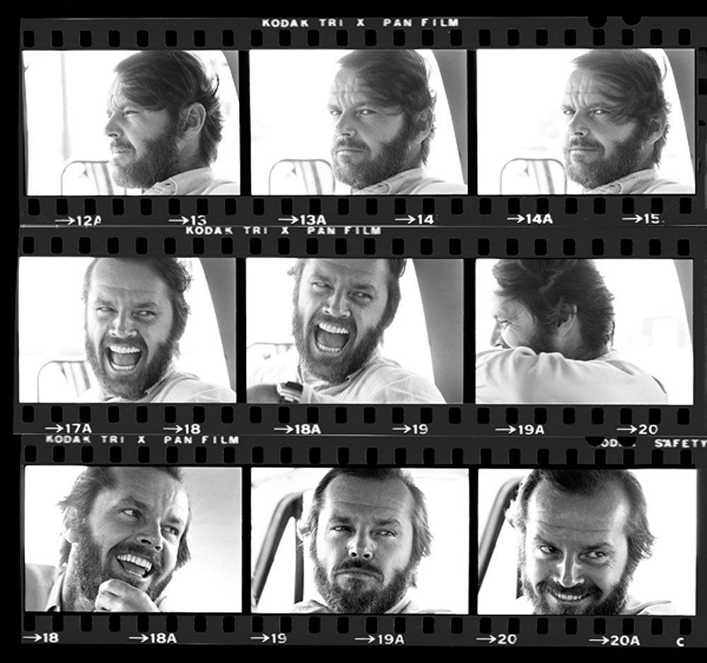 Harry Benson, Jack Nicholson Contact Sheet, 1976
Archival Pigment Print, 24 x 30 in.