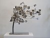 love is in the air stainless steel 43h x 44w x 26d