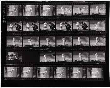 Lawrence Schiller -&nbsp;Lawrence Schiller Contact Sheet, Marilyn Monroe, Let's Make Love