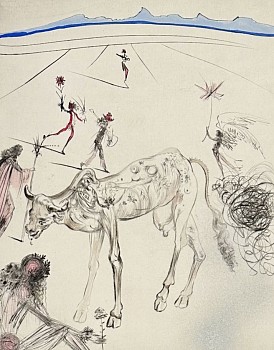 Salvador Dali - Salvador Dali Les Hippies: The Sacred Cow