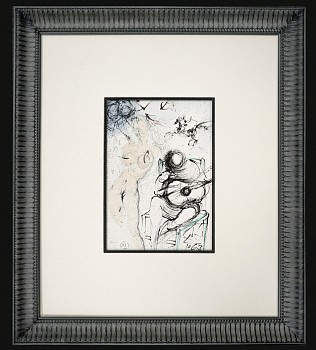 Salvador Dali -&nbsp;Salvador Dali Apollinaire Suite: Woman With Guitar