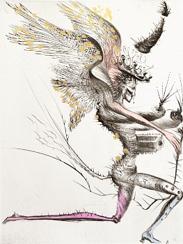 Salvador Dali - Salvador Dali Venus in Furs Suite: Winged Demon