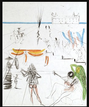 Salvador Dali - Salvador Dali Hippies Suite: Santiago De Compostela