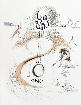 Salvador Dali -&nbsp;Salvador Dali Apollinaire Suite: The 1914-18 War