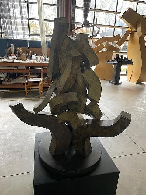 Hans Van De Bovenkamp, Titan Windflower, 2016
Bronze Patina, 24 x 16 x 16 in.