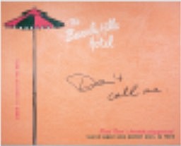 Cayla Birk., The Beverly Hills Hotel, 2025
Acrylic, Spray Paint, Silicone and Ink on Canvas, 60 x 48 in.