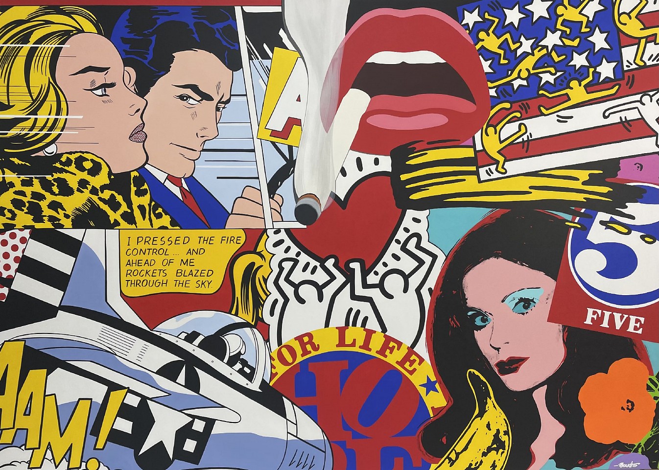 Guy Boudro, Master of Pop Collection ""Hope for Life"", 2024
Acrylic on Canvas, 60 x 84 in.