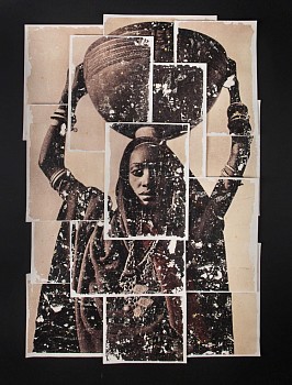 Marta F&agrave;bregas -&nbsp;Marta F&agrave;bregas Colonized n&ordm;100, Wodaabe Woman, Sahel, Nigeria, 1932