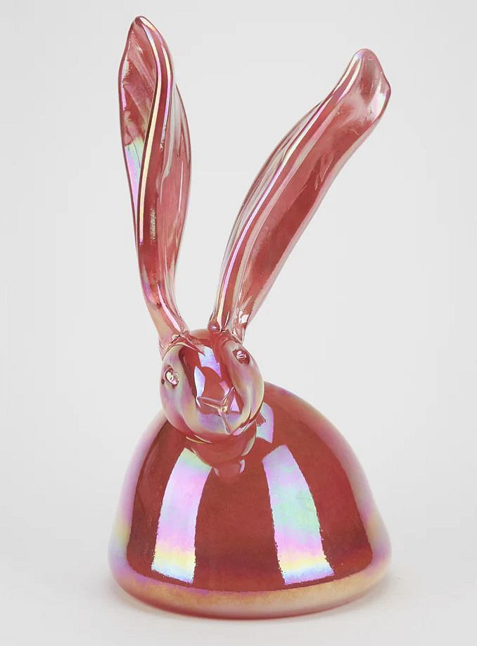 Hunt Slonem, Amelia, 2020
Blown Glass Sculpture, 15 x 7 1/2 x 9 1/2 in.