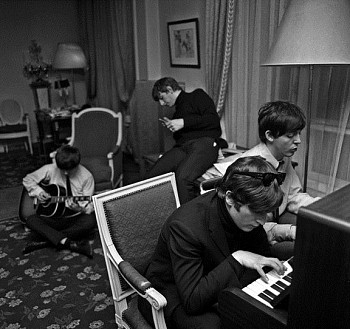 Work:&nbsp;Harry Benson The Beatles Composing, George V Hotel, Paris