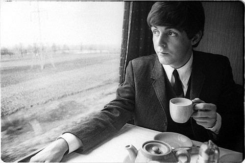 Harry Benson, Paul on Train, A Hard Day's Night, 1964
Archival Pigment Print, 20 x 25 in.
