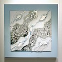Abby Modell, Moon River Peri
2026, Back-painted glass/mirror assemblage, fire-polished glass, RockGems, Swarovski crystals, Diamond Dust