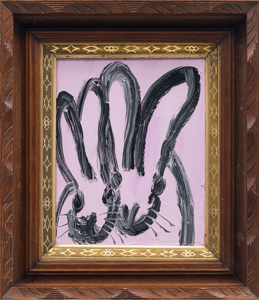 Hunt Slonem, Violet Double Bunny, 2026
Original Oil on Wood, 15 1/2 x 13 1/2 in.