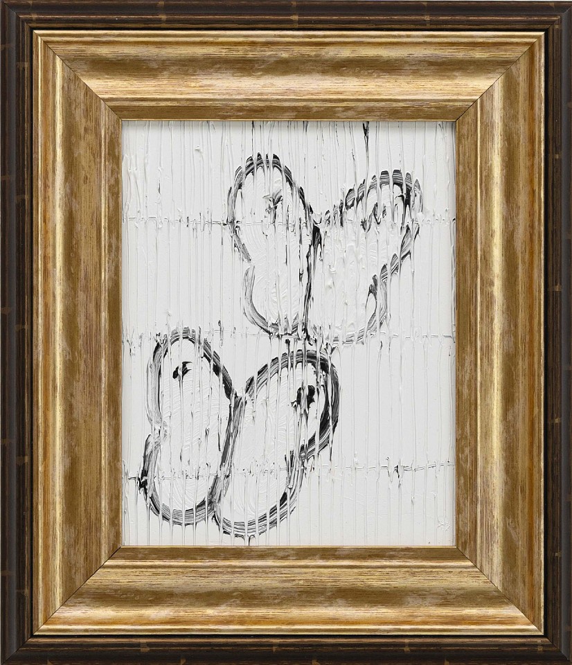 Hunt Slonem, Mano, 2025
Original Oil on Wood, 15 x 13 in.