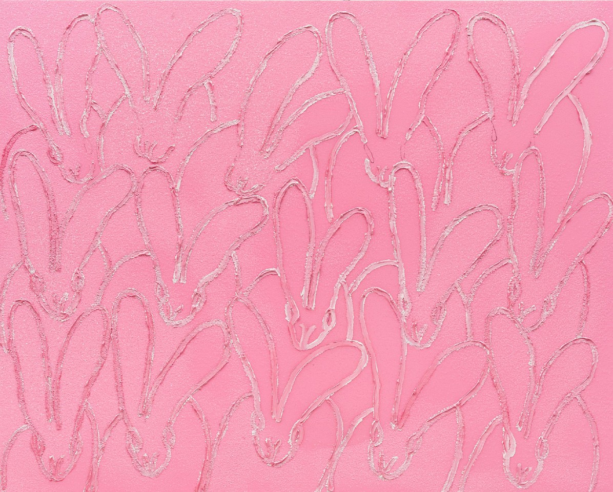 Hunt Slonem, Pink Diamond Dust (Lupin Field), 2026
Oil and Acrylic with Diamond Dust on Wood, 36 x 48 in.