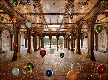 Work:&nbsp;Fl&aacute;via Junqueira Bethesda Terrace Arcade & Angel of The Waters, 1863/73, Central Park, NY